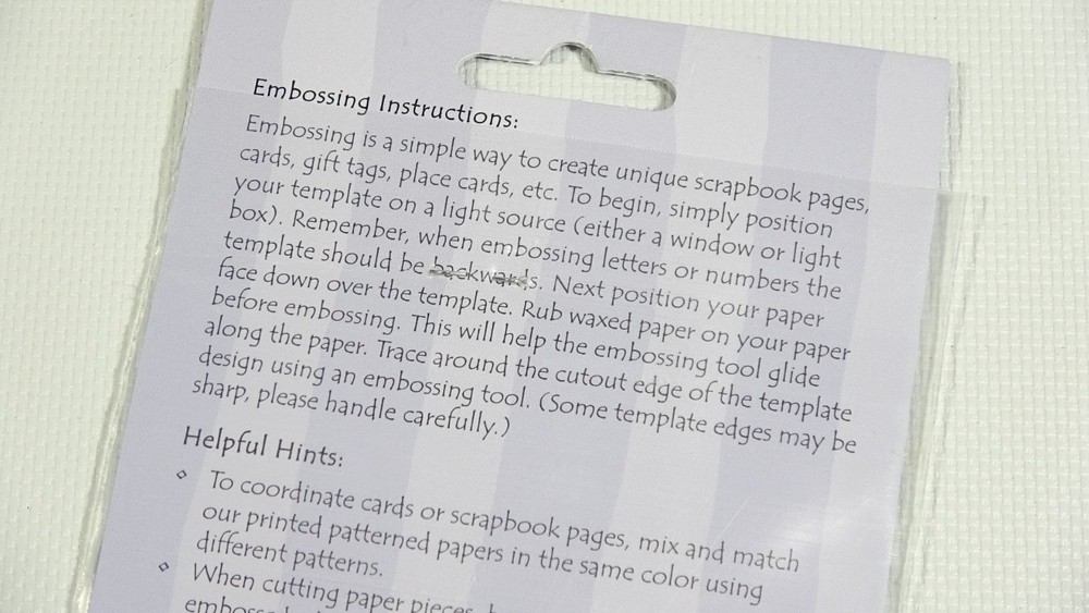 Lasting Impressions Embossing Template Long Legged Ghost L9154 - 2003