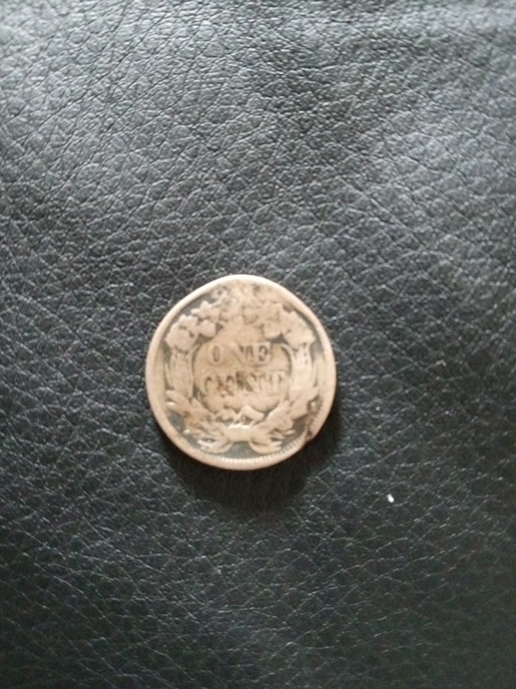 1858 Flying Eagle Penny One Cent Coin