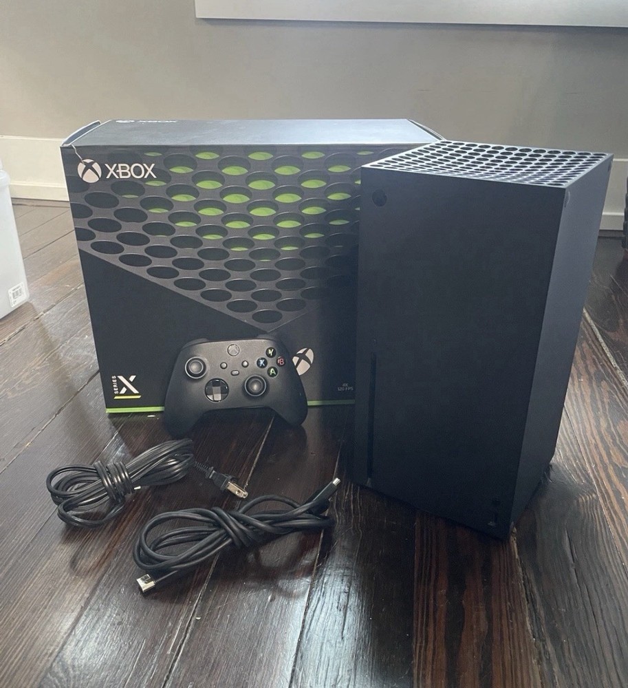 Microsoft Xbox Series X Black Console Wi-Fi Controller Cables Original Box