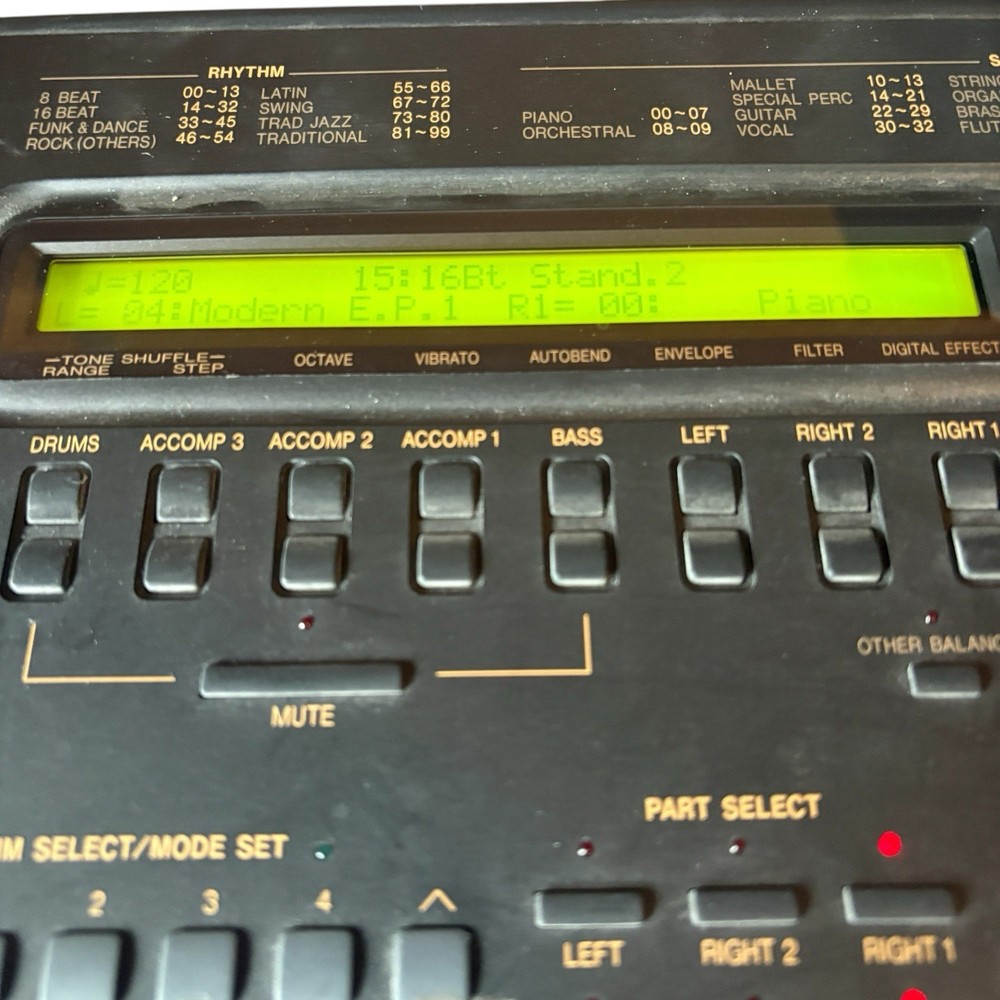 Technics SM-AC1200 MIDI Orchestra Sound Module No Power Cable