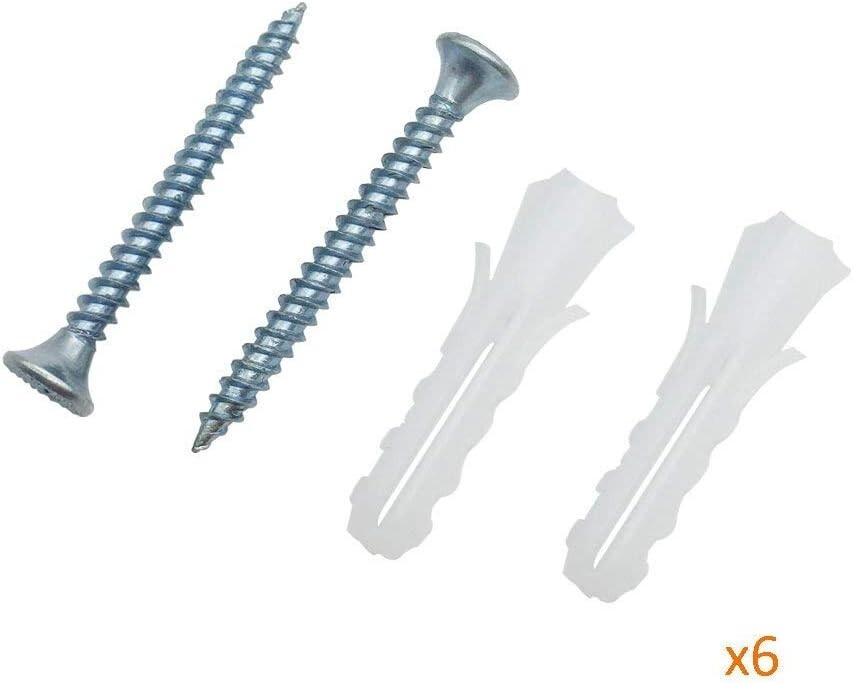 Durable 6 Hook Wall Mount Guitar Holder - Perfect for All String Instruments