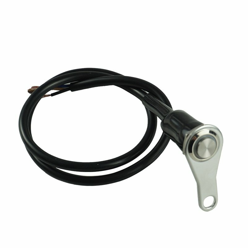 Stainless steel motorcycle horn switch handlebar installation waterproof button