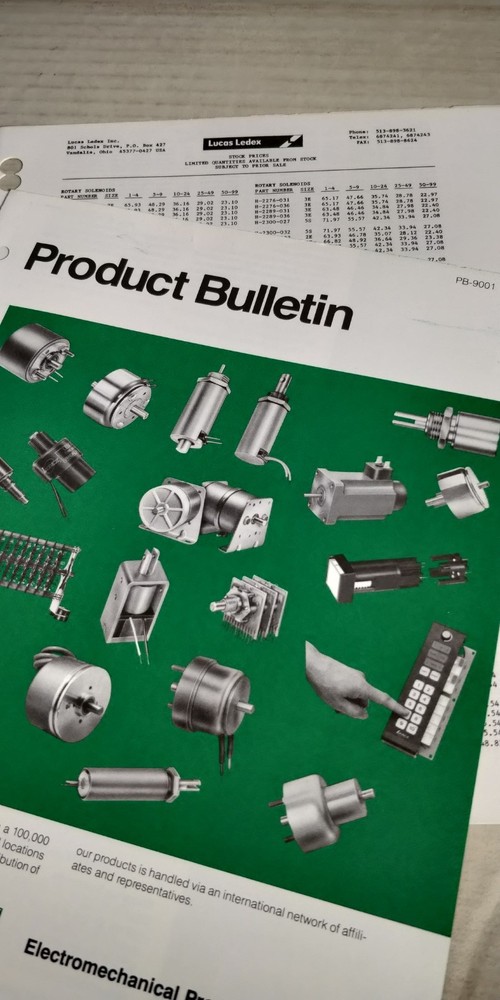 1991 LUCAS LEDEX engineering design guide catalog 101 ~ C2