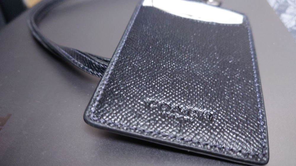 COACH Id Lanyard Black 25689