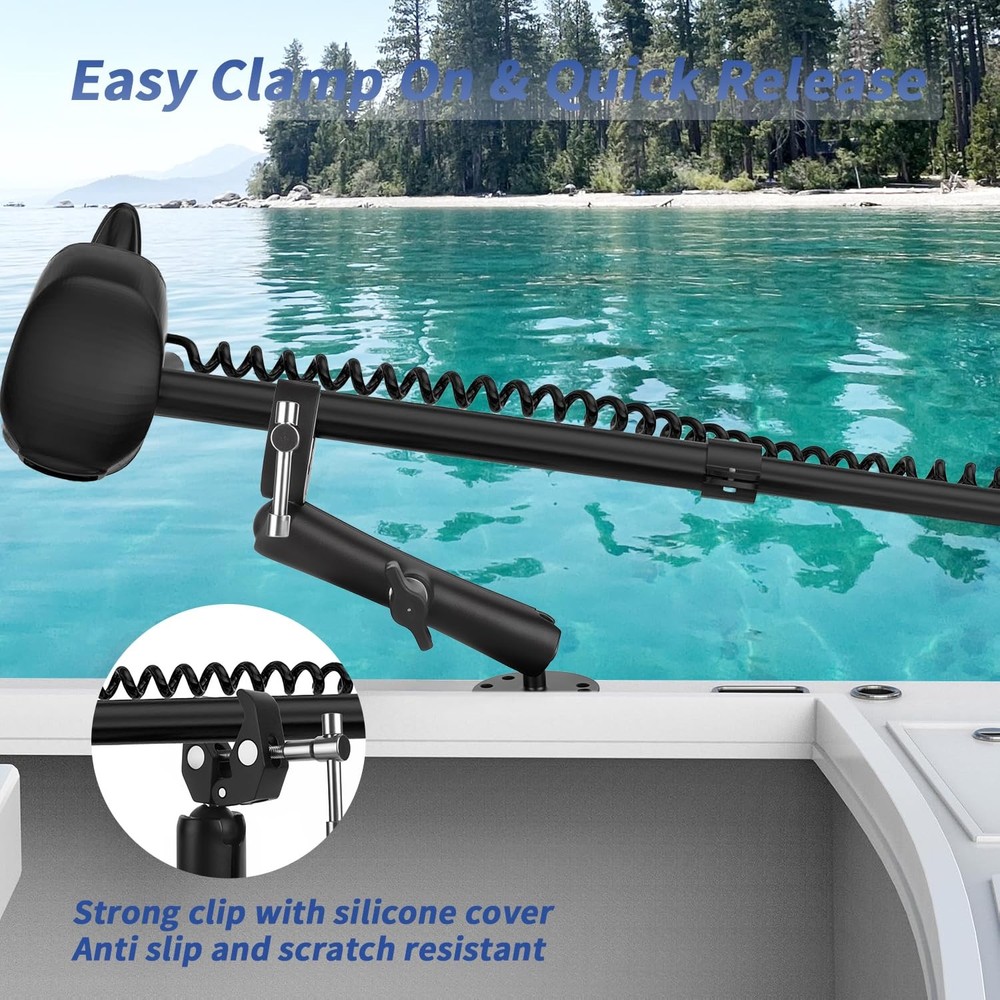 Trolling Motor Stabilizer Mount Support for Minn kota Terrova/Riptide Terrova...