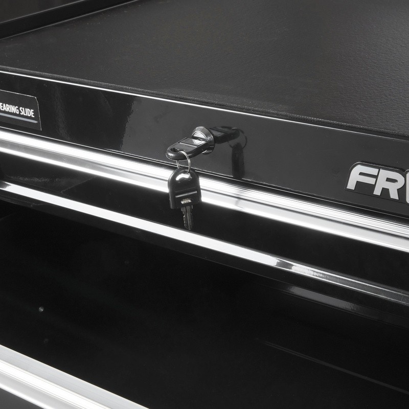 26 Inch 4 Drawer Tool Chest Heavy Duty Mobile Storage Organizer Locking System