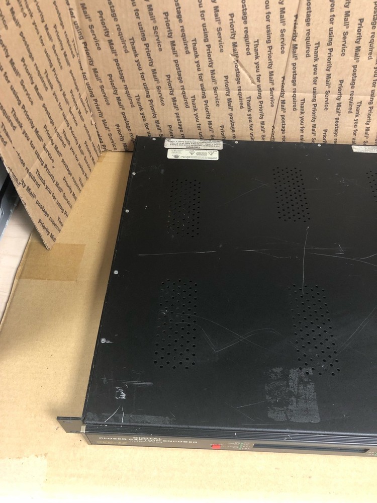 Evertz Model 8084 Digital Closed Captioning Encoder W/RACK EARS (TESTED)
