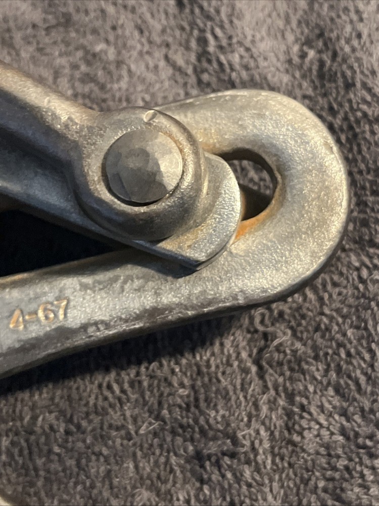 Vtg M Klein & Sons 4-67 Bell System Cable Wire Puller Max 5000 Lbs Type B