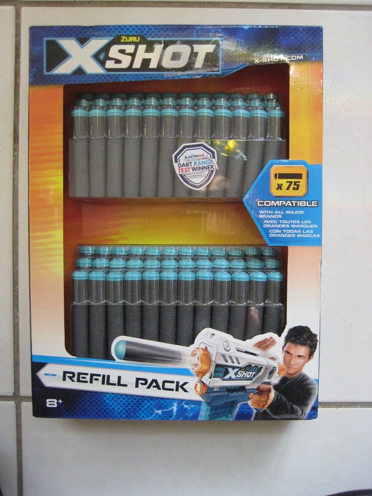 Zuru X-Shot  Refill Pack 75 SHOTS  NEW