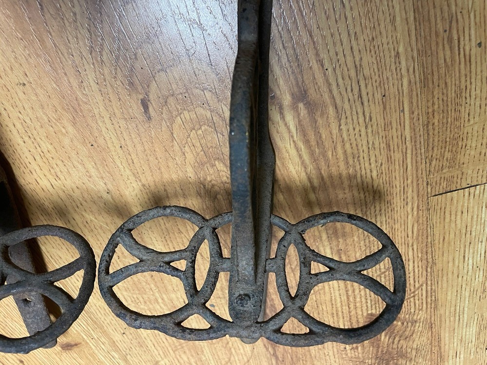 Vintage Cast Iron Ornate Buggy Steps