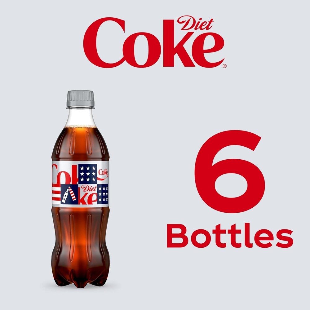Diet Coke, 16.9 fl oz, 6 Pack (Package May Vary)