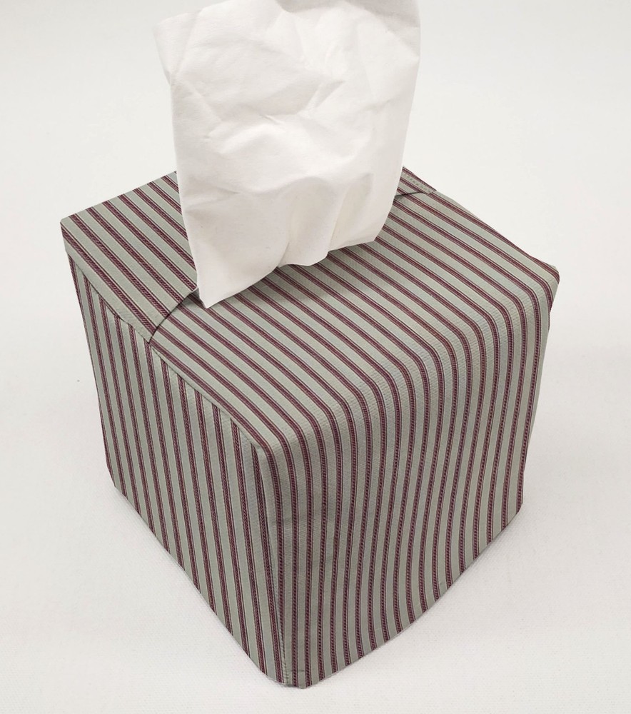 Ticking Stripe Tissue Box Cover (3 Colors Available)