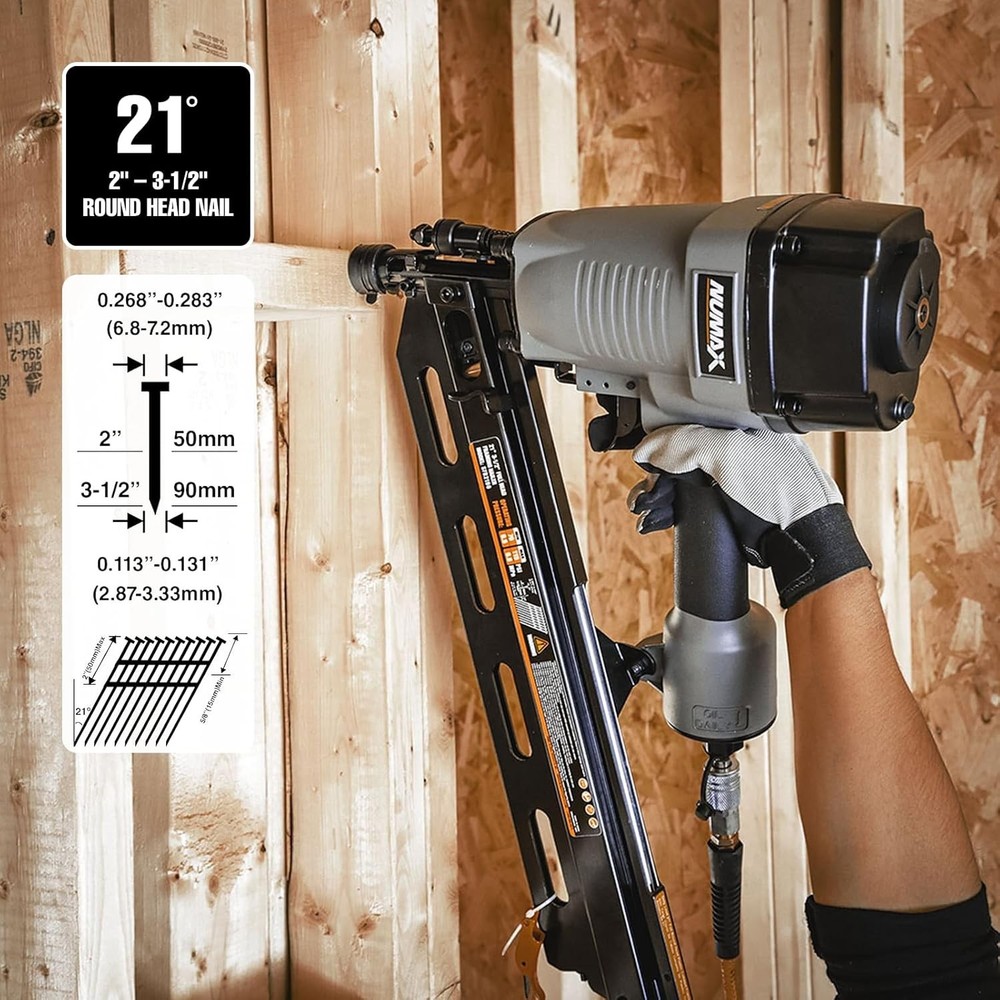 Heavy-Duty 21° Framing Nailer
