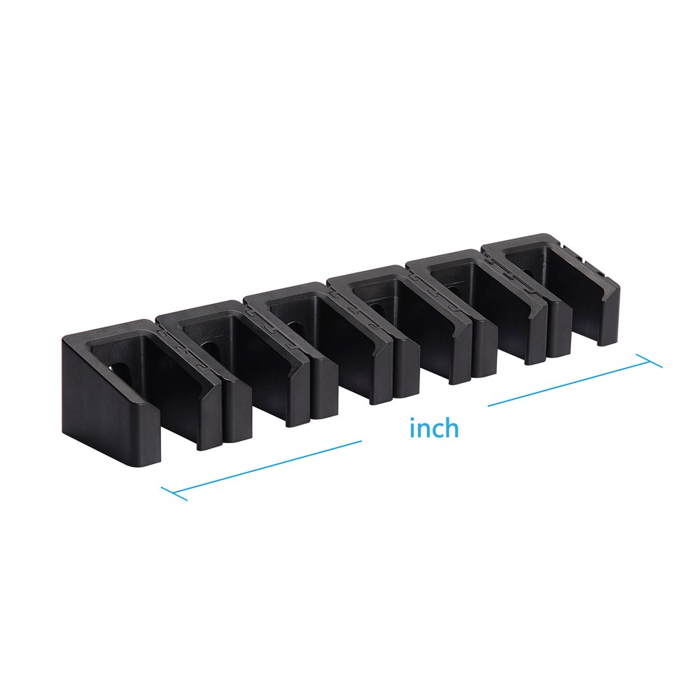 6 Standard Double Stack Mag Rack Wall Mount, Detachable Magazine Storage Display