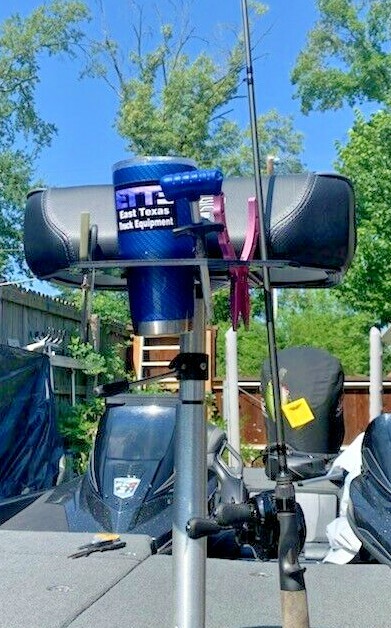 UNIVERSAL BOAT SEAT TOOL CADDY WITH CUP HOLDER and OPTIONAL GOODIES