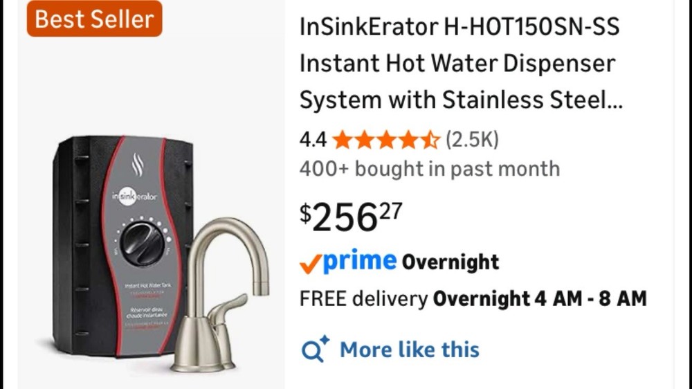 InSinkErator Hot-150 Instant Hot Water Dispenser H-HOT150SN-SS NEW!