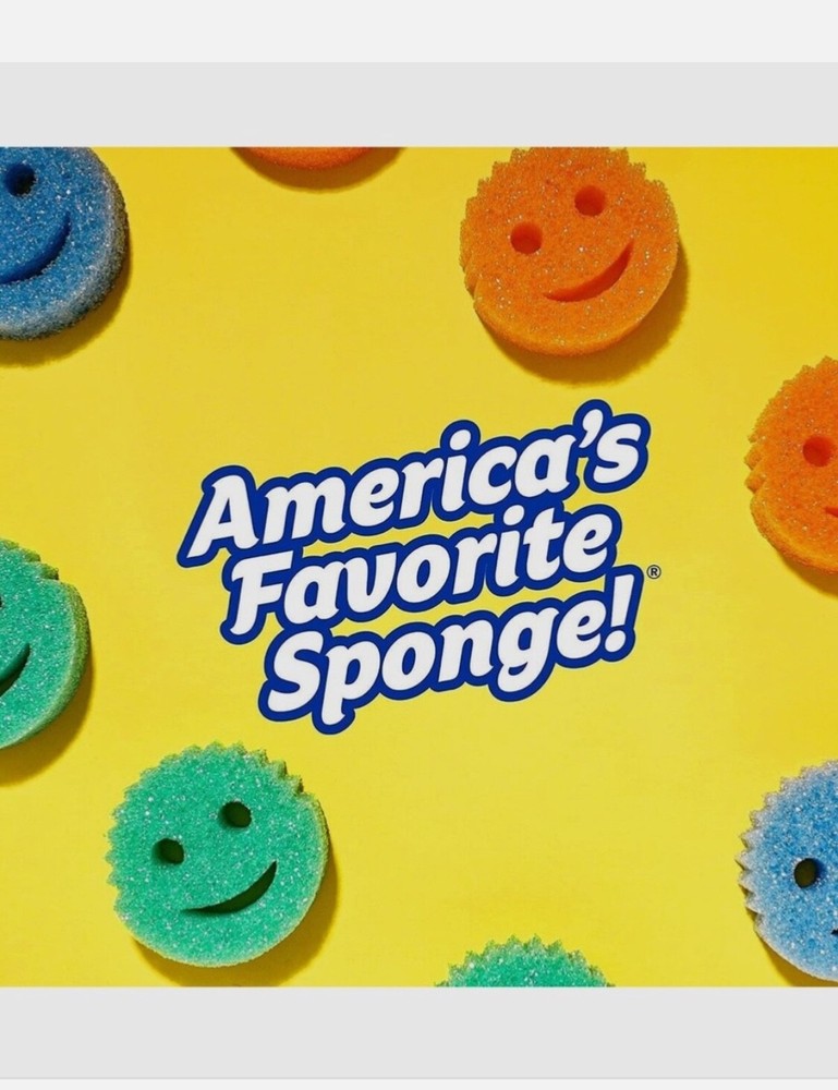 Scrub Daddy Colors Flex Texture Scrubber Sponges, 8 Pack