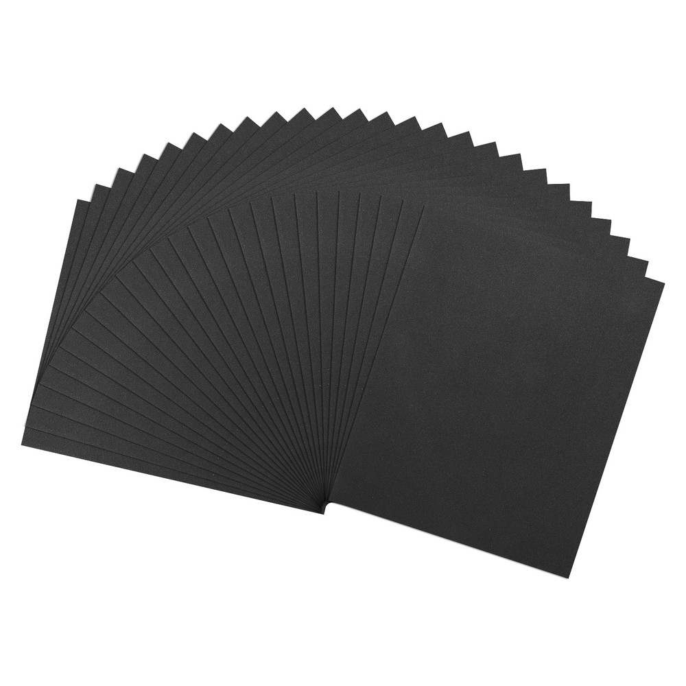 25 Pcs 1000 Grit Dry Sandpapers, 9 x 11 Inch Sand Papers