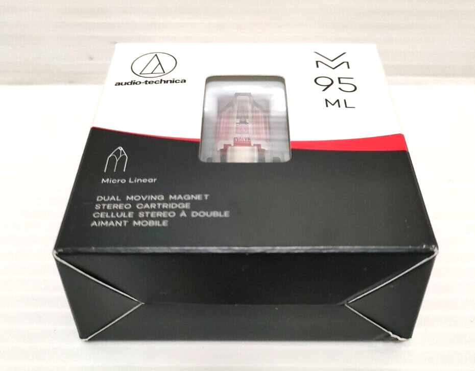audio-technica VM type Stereo Cartridge AT-VM95ML Solid Micro Linear Needle Red