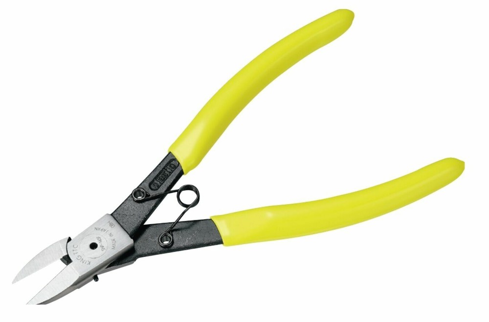 TSUNODA / PLASTIC CUTTING NIPPERS - FLAT BLADE TYPE / SNP-145F