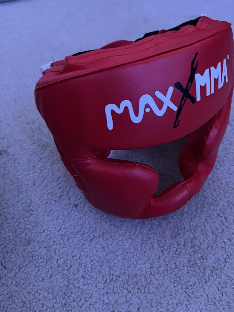 MaxxMMA Full Coverage Headgear - Blue or Red (L/XL)