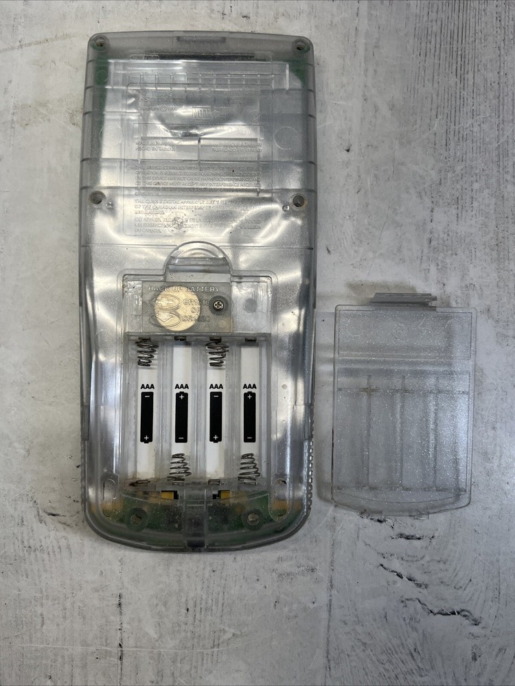 Texas Instruments TI-83 Plus Silver Edition Graphing Calculator Clear Tested