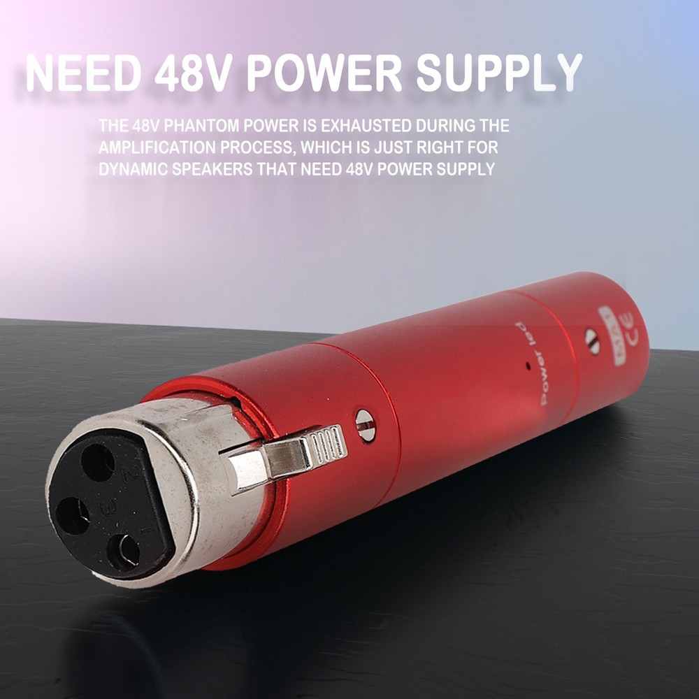 Inline Microphone Preamp Lossless Amplification Dynamic Active Inline Mic