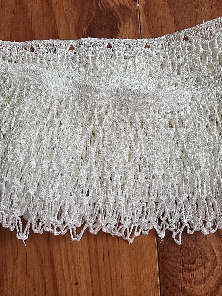 5 Yards White Lace Trim