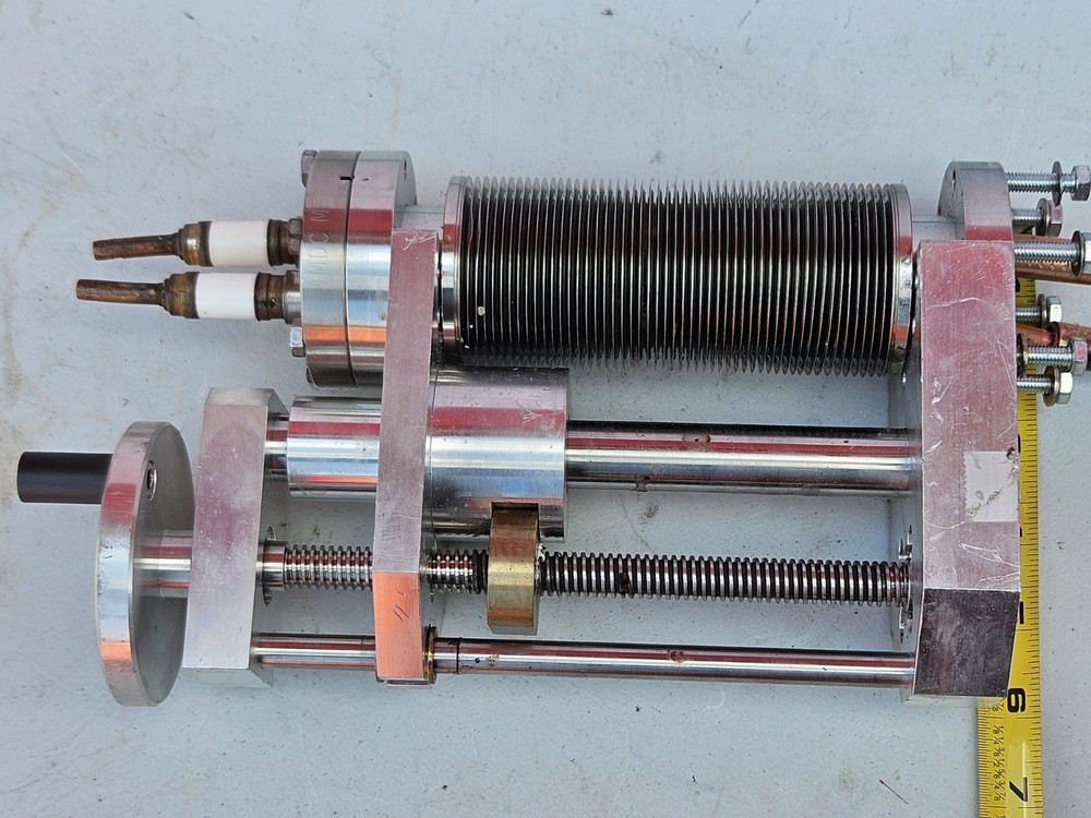 UHV Linear Motion Feedthrough Assembly w/ Bellows, Electrical & Fluid Feedthroug