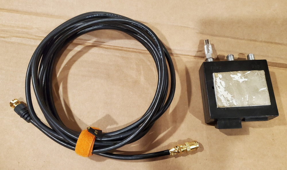 Archer RF Switch Selector Antenna/Cable Switch + Coax cable & Atari Setup