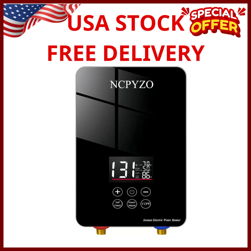 Tankless Water Heater Electric Whole House ECO Instant Hot On Demand 220/240v