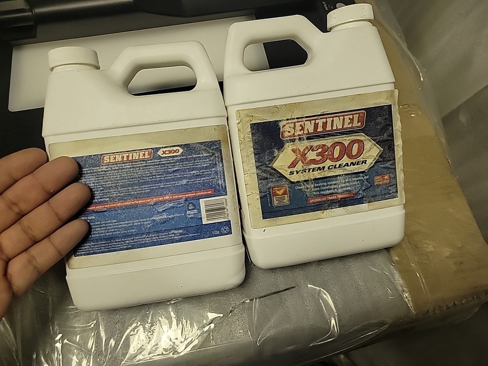 Sentinel X300 Cleaner For New Systems 1qt Combination Boiler 2 Packs