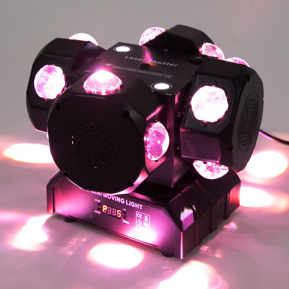 DJ DMX 512 Light Rotating Strobe Light Stage Lighting Effects Party Lamp 200W