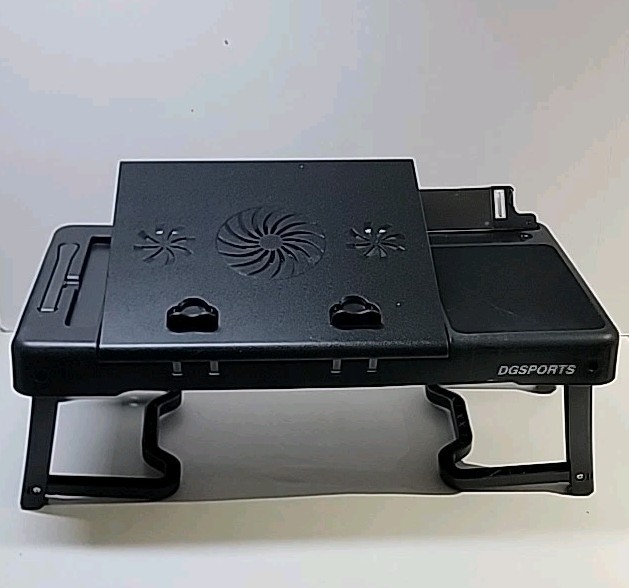 Foldable Laptop Stand Desk Height Angle Adjustable Notebook Bed Sofa Lap Table