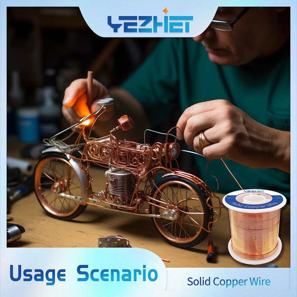 99.9% Solid Bare Copper Wire(20 Gauge, 330Ft), Dead Soft, 1 Pound Spool