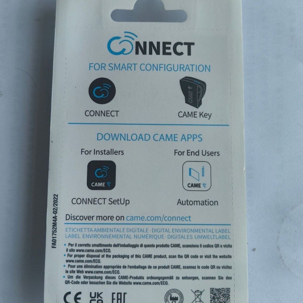 CAME TOPD4REN 806TS-0290 Rolling Code Remote Control