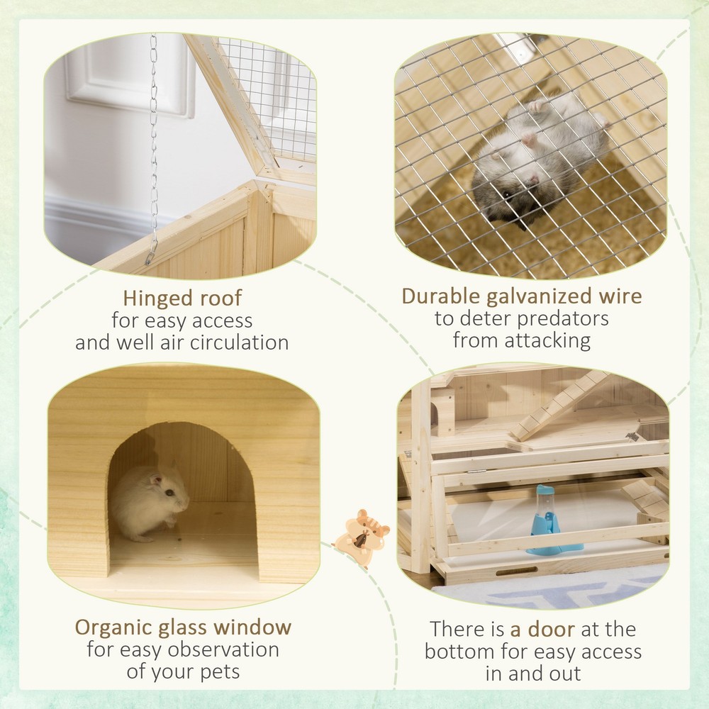 3 Tiers Hamster Cage Pet Cage