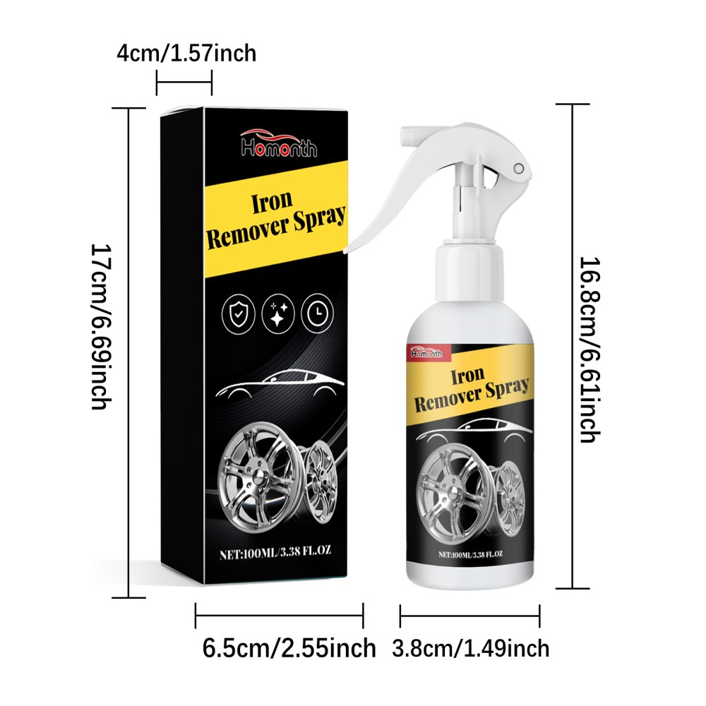 wheel iron powder rust remover car paint tire rust rust removal