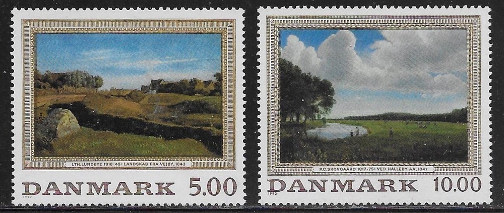 Denmark Scott #'s 972 - 973 MNH