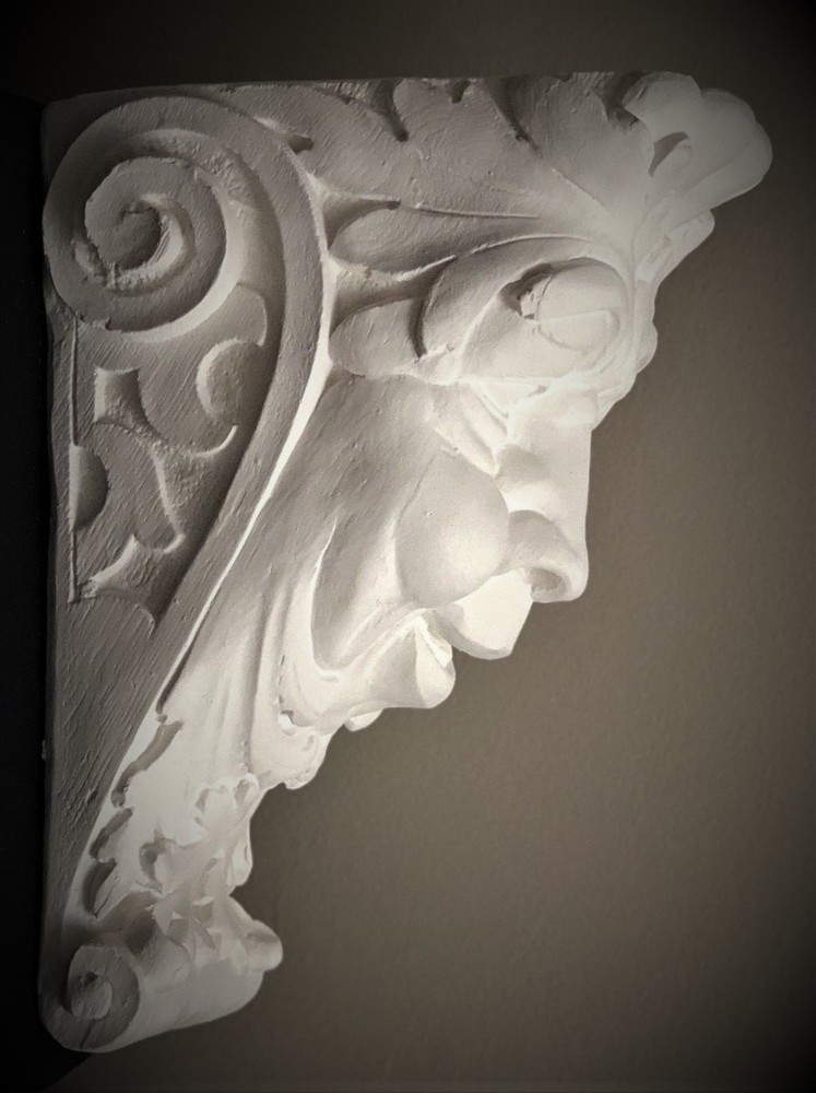 FAT CHEEKS WALL CORBEL BRACKET SHELF ARCHITECTURAL ACCENT HOME DECOR