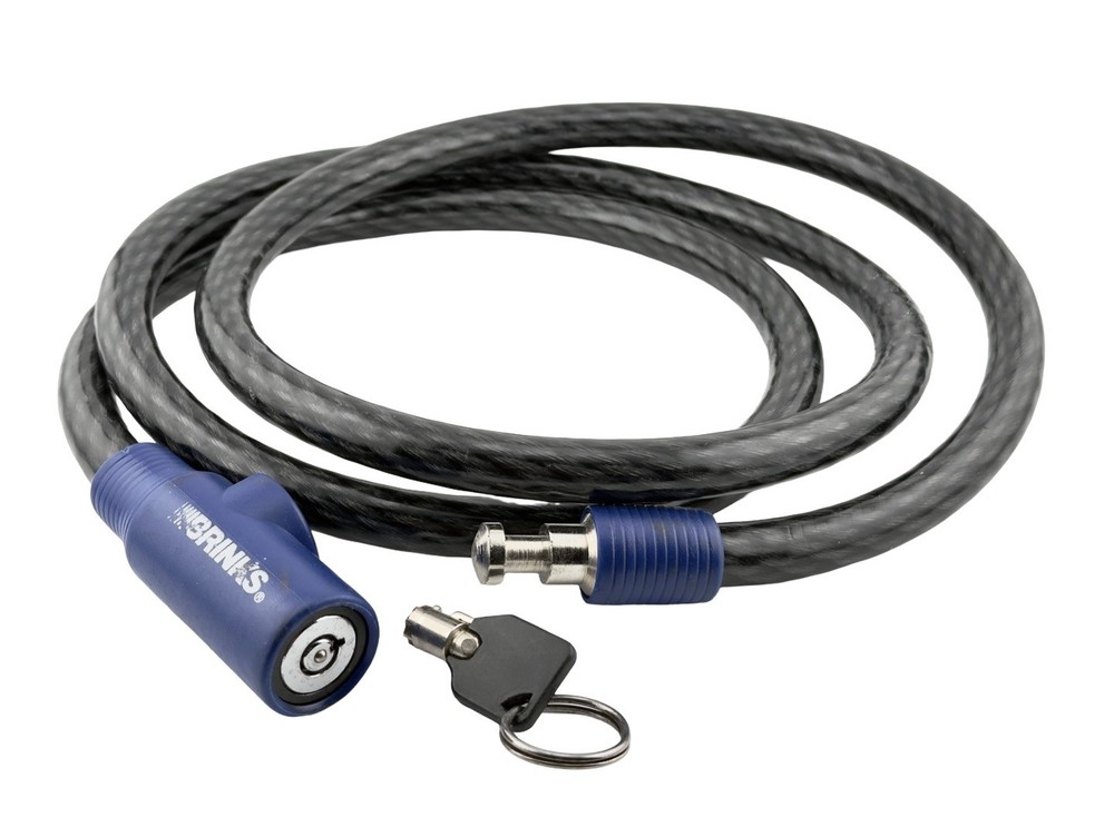 Brinks 165-62601 5/8-Inch x 6-Feet Flexweave Key Locking Cable