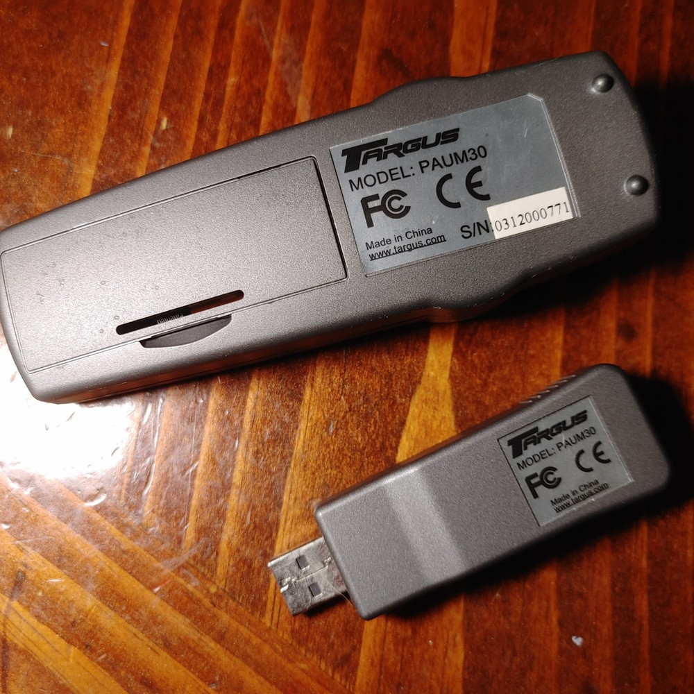 Targus PAUM30 Wireless Presenter Cursor Control Remote Mouse Pointer Clicker