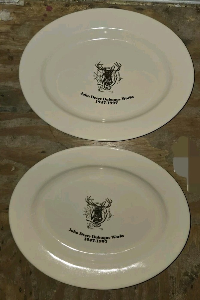 John Deere Commemorative platter Dubuque works