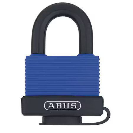 Abus 70Ib/45 Mk Kd Padlock, Master Keyed, Standard Shackle, Rectangular Brass