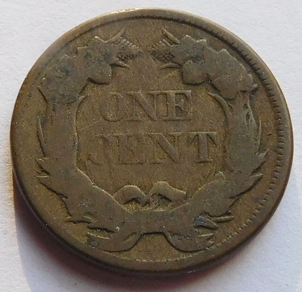 1857 Flying Eagle Cent 1C Penny AG