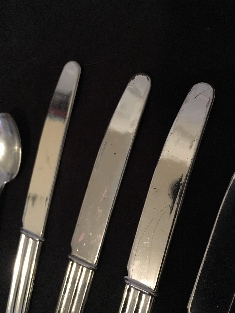Vintage Plastic Toy Silverware Set