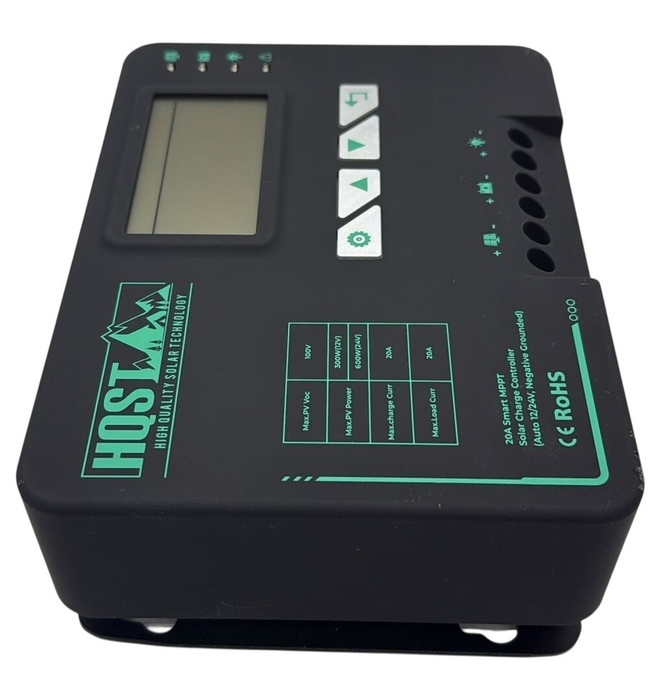 HQST 20A Smart MPPT Solar Charge Controller - Open Box
