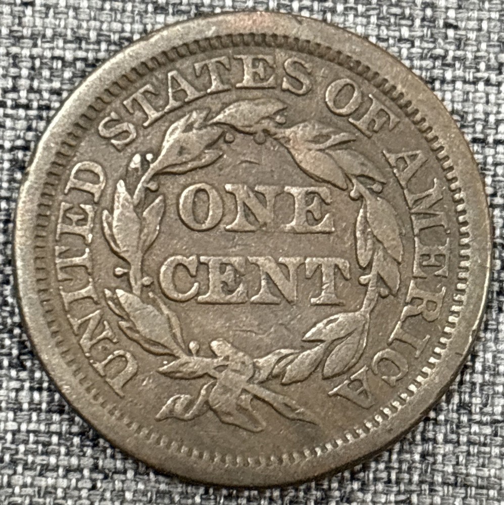 1847 Large Cent F