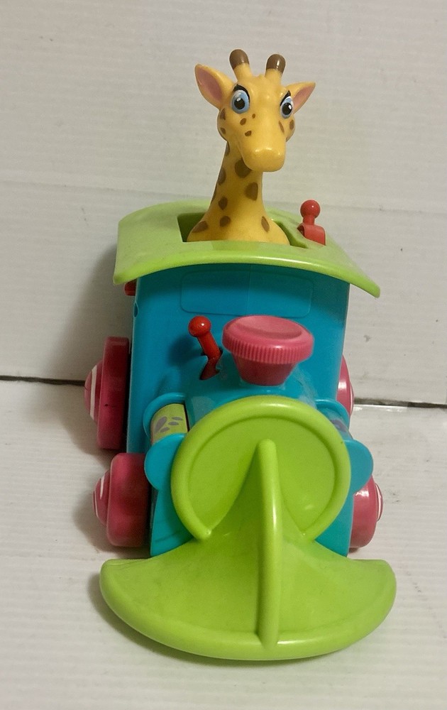 Rare Vintage Garanimals All Aboard Activity Train Engine Giraffe Engineer HTF FS