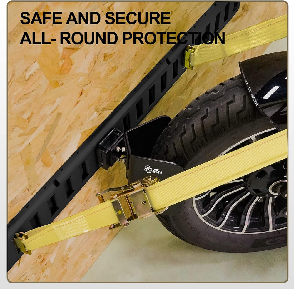 4 Pack E-Track Wheel Chock for E-Track System |E Track Motorcycle Wheel Chocks f